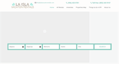 Desktop Screenshot of laislavacationrentals.com